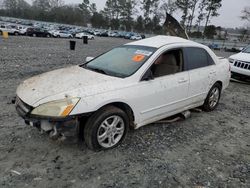 Salvage cars for sale at Byron, GA auction: 2006 Honda Accord SE