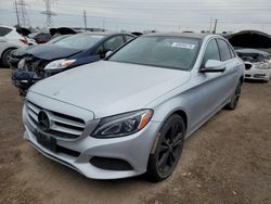 Salvage cars for sale at Elgin, IL auction: 2015 Mercedes-Benz C 300 4matic