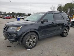 Ford salvage cars for sale: 2018 Ford Explorer Sport