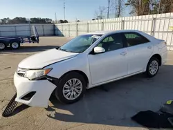 Salvage cars for sale at Dunn, NC auction: 2012 Toyota Camry Base