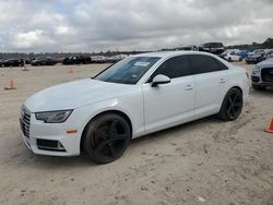 Salvage cars for sale at Houston, TX auction: 2019 Audi A4 Premium