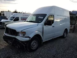 Salvage trucks for sale at Graham, WA auction: 2018 Nissan NV 2500 S