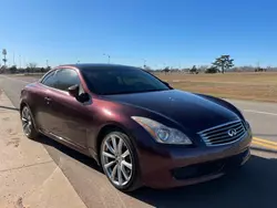 Salvage cars for sale at Oklahoma City, OK auction: 2010 Infiniti G37 Base