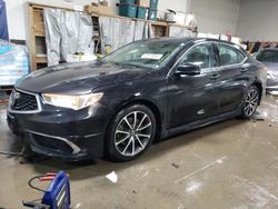 Salvage cars for sale at Elgin, IL auction: 2018 Acura TLX Tech