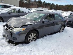 Salvage cars for sale at Exeter, RI auction: 2011 Toyota Camry Base