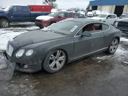 Salvage cars for sale at Woodhaven, MI auction: 2013 Bentley Continental GT V8