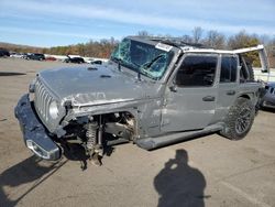 Salvage cars for sale at Brookhaven, NY auction: 2019 Jeep Wrangler Unlimited Sahara