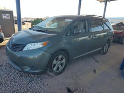 Toyota Sienna le salvage cars for sale: 2013 Toyota Sienna LE