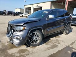 Salvage cars for sale at Wilmer, TX auction: 2017 Jeep Grand Cherokee Limited