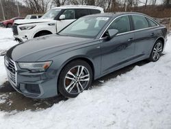 Salvage cars for sale at Marlboro, NY auction: 2023 Audi A6 Premium Plus