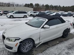 Salvage cars for sale at Exeter, RI auction: 2016 BMW 228 XI Sulev