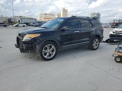 Salvage cars for sale at New Orleans, LA auction: 2015 Ford Explorer Limited