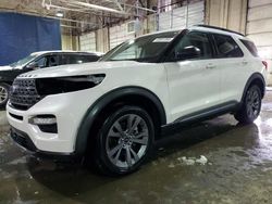 Salvage cars for sale at Woodhaven, MI auction: 2021 Ford Explorer XLT