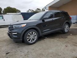 Salvage cars for sale at Hayward, CA auction: 2021 Ford Explorer XLT