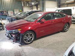 Salvage cars for sale at Eldridge, IA auction: 2019 Ford Fusion Titanium