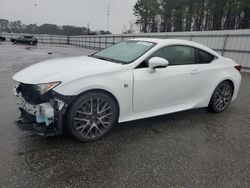 Salvage cars for sale at Dunn, NC auction: 2015 Lexus RC 350