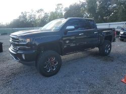 Salvage cars for sale at Riverview, FL auction: 2017 Chevrolet Silverado K1500 LTZ