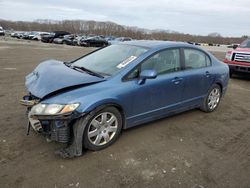 Salvage cars for sale at Assonet, MA auction: 2009 Honda Civic LX