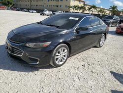 Salvage cars for sale at Opa Locka, FL auction: 2016 Chevrolet Malibu LT