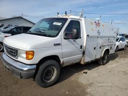 Salvage cars for sale at Pekin, IL auction: 2006 Ford Econoline E350 Super Duty Cutaway Van