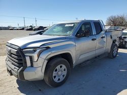 Salvage cars for sale at Oklahoma City, OK auction: 2024 Toyota Tundra Double Cab SR