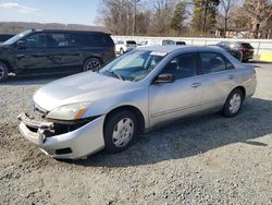 Salvage cars for sale at Concord, NC auction: 2006 Honda Accord LX