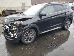 Salvage cars for sale at Exeter, RI auction: 2021 Hyundai Tucson Limited