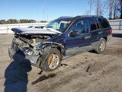 Jeep salvage cars for sale: 2004 Jeep Grand Cherokee Laredo