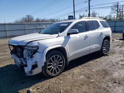 Salvage cars for sale at Hillsborough, NJ auction: 2020 GMC Acadia Denali