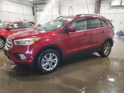 Salvage cars for sale at Franklin, WI auction: 2018 Ford Escape SE