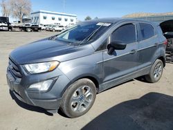 Salvage cars for sale at Albuquerque, NM auction: 2020 Ford Ecosport S