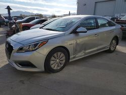 Salvage cars for sale at Las Vegas, NV auction: 2017 Hyundai Sonata Hybrid