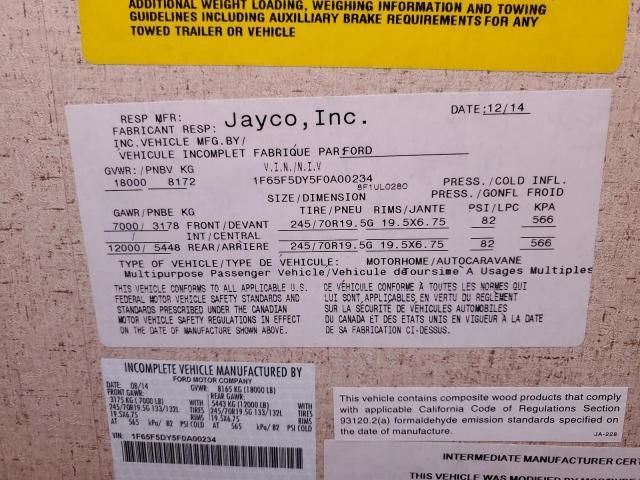 2015 Jaycee 2015 Ford F53