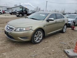 Salvage cars for sale from Copart Pekin, IL: 2012 Ford Taurus Limited