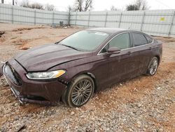 Salvage cars for sale at Oklahoma City, OK auction: 2013 Ford Fusion SE