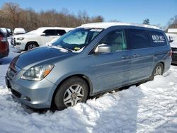 Salvage cars for sale at East Granby, CT auction: 2007 Honda Odyssey EX