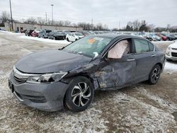 Salvage cars for sale at Fort Wayne, IN auction: 2017 Honda Accord LX