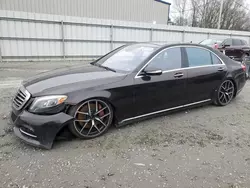 Salvage cars for sale at Gastonia, NC auction: 2015 Mercedes-Benz S 550 4matic