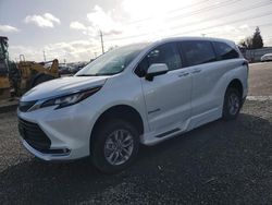 Salvage cars for sale at Eugene, OR auction: 2022 Toyota Sienna XLE