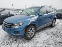 SUV salvage a la venta en subasta: 2017 Volkswagen Tiguan Wolfsburg