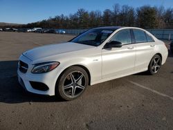 Salvage cars for sale from Copart Brookhaven, NY: 2017 Mercedes-Benz C 43 4matic AMG