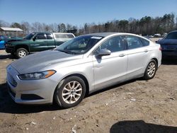 Salvage cars for sale from Copart Charles City, VA: 2015 Ford Fusion S