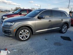 Salvage cars for sale at Riverview, FL auction: 2018 Audi Q7 Premium Plus