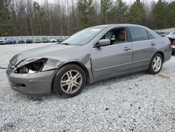 Salvage cars for sale from Copart Gainesville, GA: 2007 Honda Accord EX