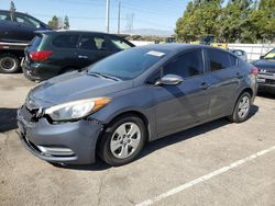 Salvage cars for sale at Rancho Cucamonga, CA auction: 2016 KIA Forte LX