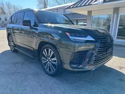 Salvage cars for sale at North Billerica, MA auction: 2024 Lexus LX 600 Base