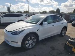 Salvage cars for sale at Miami, FL auction: 2021 Tesla Model Y