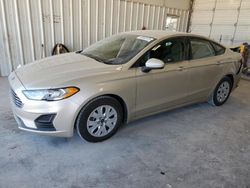 Salvage cars for sale at Abilene, TX auction: 2019 Ford Fusion S