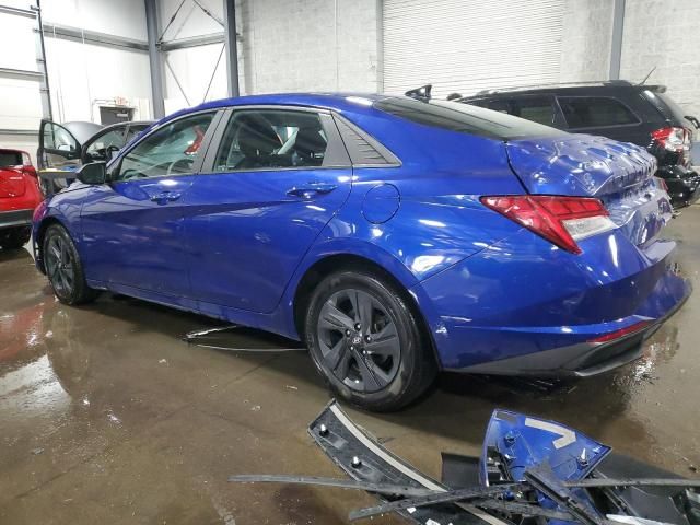 2021 Hyundai Elantra Blue