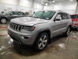 Jeep salvage cars for sale: 2016 Jeep Grand Cherokee Limited